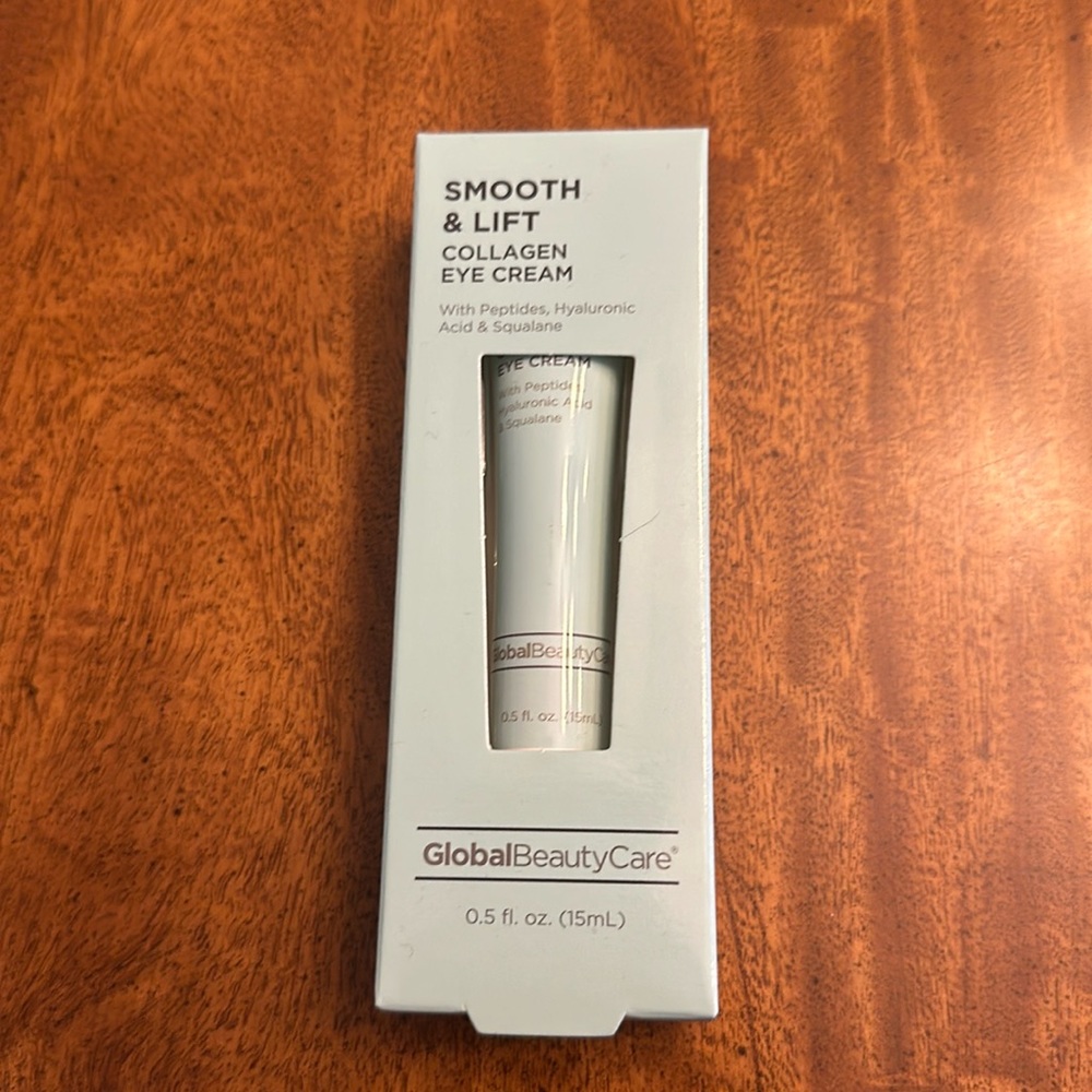 Global Beauty Care Smooth & Lift Collagen Eye Cream NEW